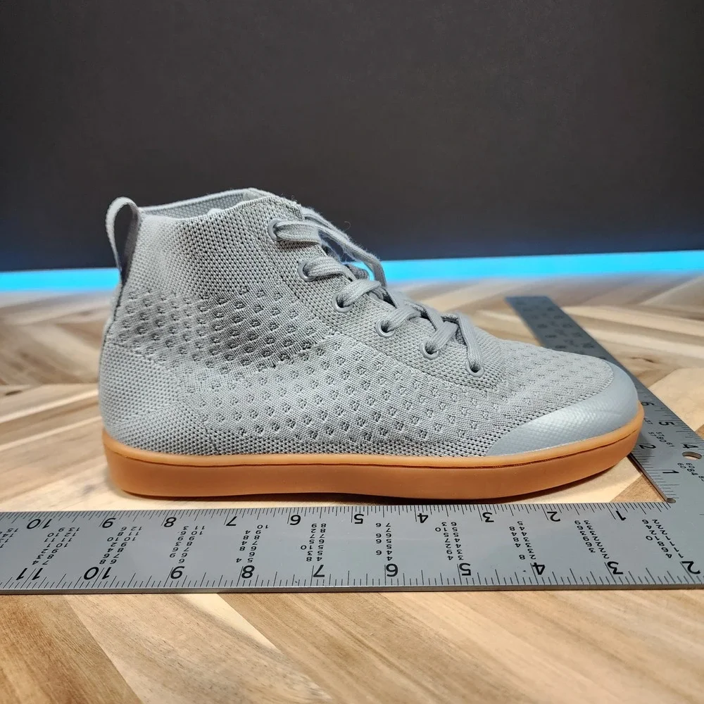 SUAVS The Legacy High-Top Knit  Grey Women's 7 Men's 5 Sneaker Shoes Casual Walk